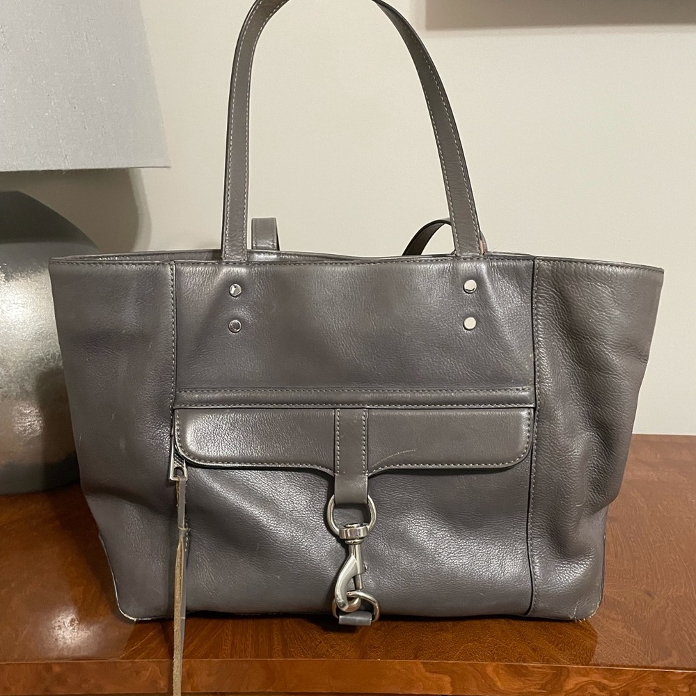 Rebecca Minkoff Large grey leather tote